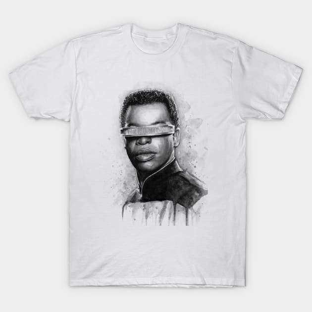 Geordi La Forge T-Shirt by Olechka